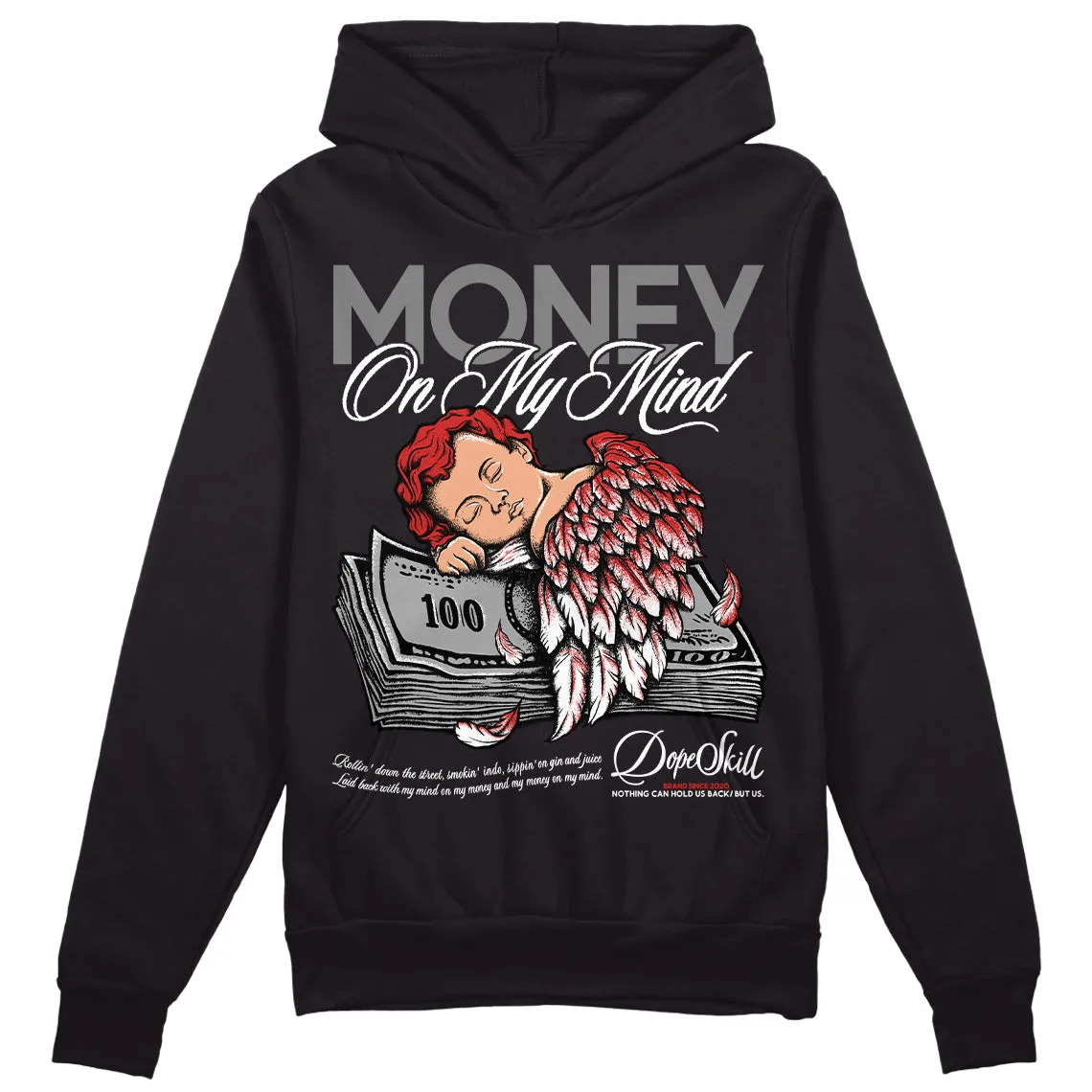 "Black/White" 1s DopeSkill Hoodie Sweatshirt MOMM Graphic sold by DopeSkill