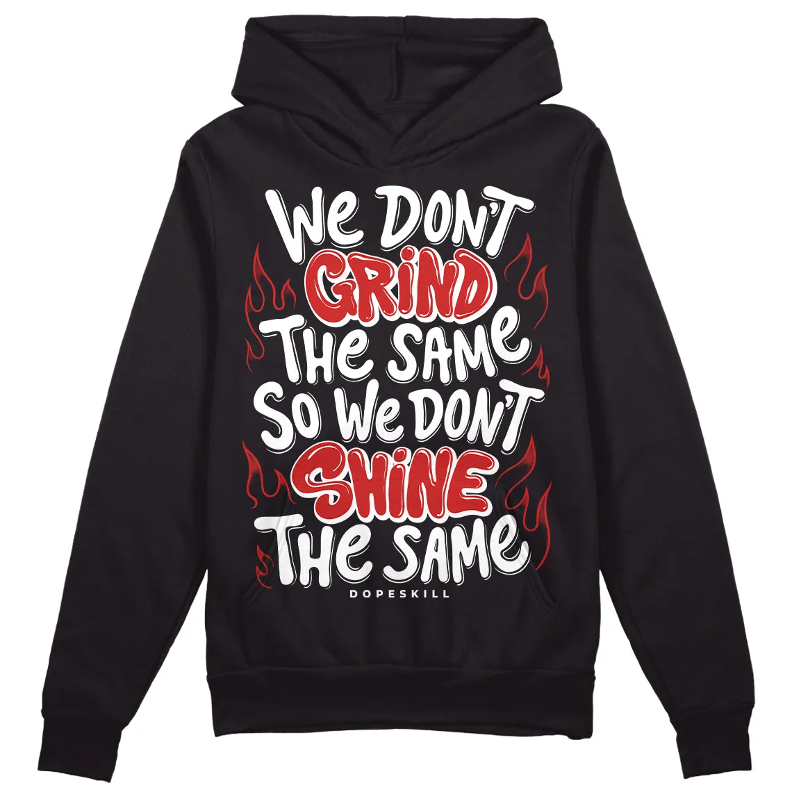 "Black/White" 1s DopeSkill Hoodie Sweatshirt Grind Shine Graphic sold by DopeSkill