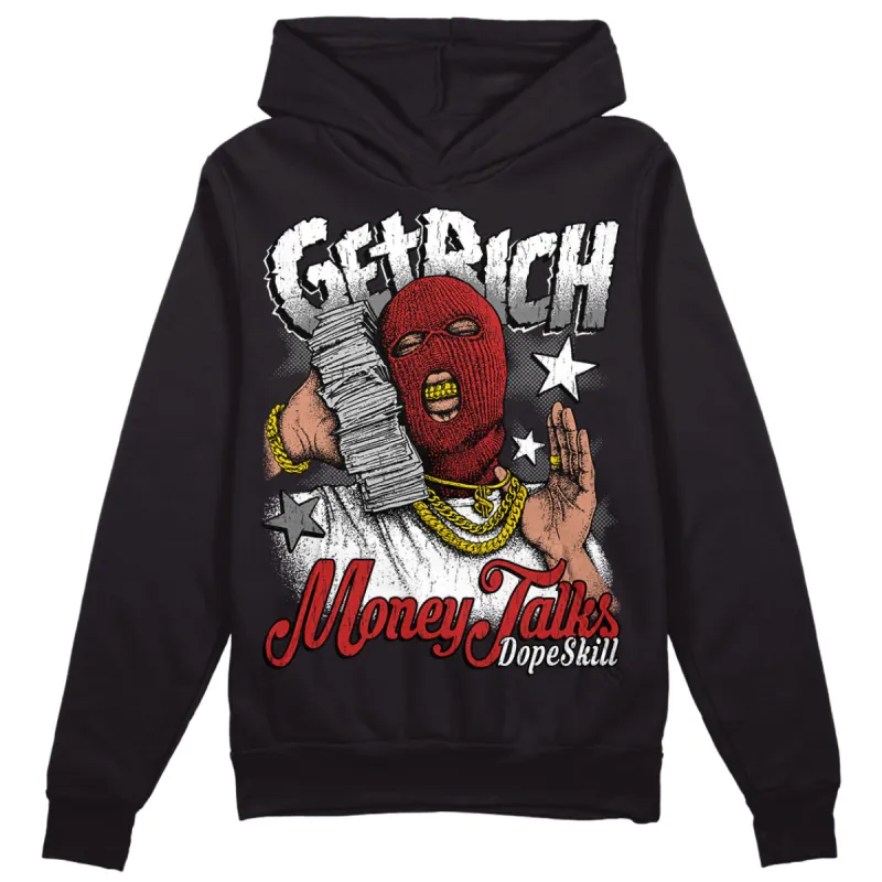 "Black/White" 1s DopeSkill Hoodie Sweatshirt Get Rich Graphic sold by DopeSkill