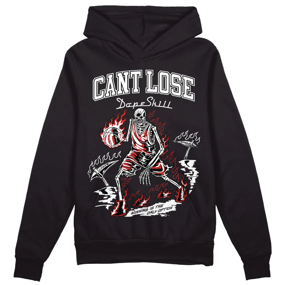 "Black/White" 1s DopeSkill Hoodie Sweatshirt Cant Lose Graphic sold by DopeSkill