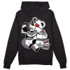 "Black/White" 1s DopeSkill Hoodie Sweatshirt Bear Steals Sneaker Graphic sold by DopeSkill
