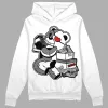 "Black/White" 1s DopeSkill Hoodie Sweatshirt Bear Steals Sneaker Graphic sold by DopeSkill