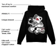 "Black/White" 1s DopeSkill Hoodie Sweatshirt Bear Steals Sneaker Graphic sold by DopeSkill