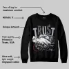 Bred Reimagined 4s DopeSkill Sweatshirt Trust No One Graphic sold by DopeSkill