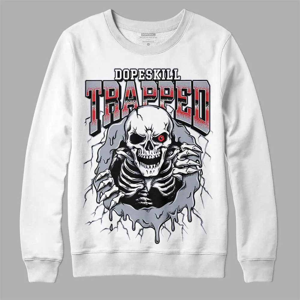 Bred Reimagined 4s DopeSkill Sweatshirt Trapped Halloween Graphic sold by DopeSkill product image thumbnail 2