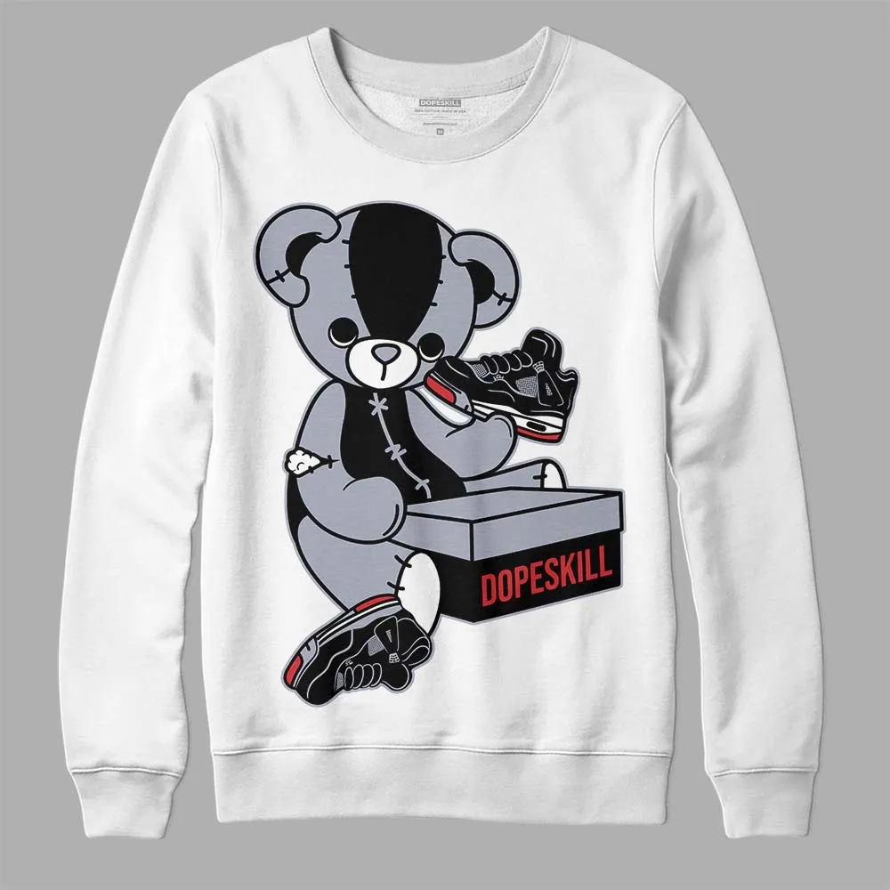 Bred Reimagined 4s DopeSkill Sweatshirt Sneakerhead BEAR Graphic sold by DopeSkill product image thumbnail 2