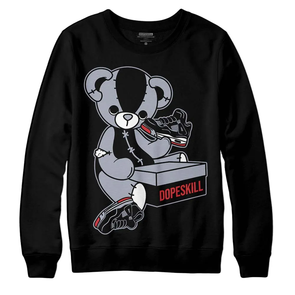 Bred Reimagined 4s DopeSkill Sweatshirt Sneakerhead BEAR Graphic sold by DopeSkill