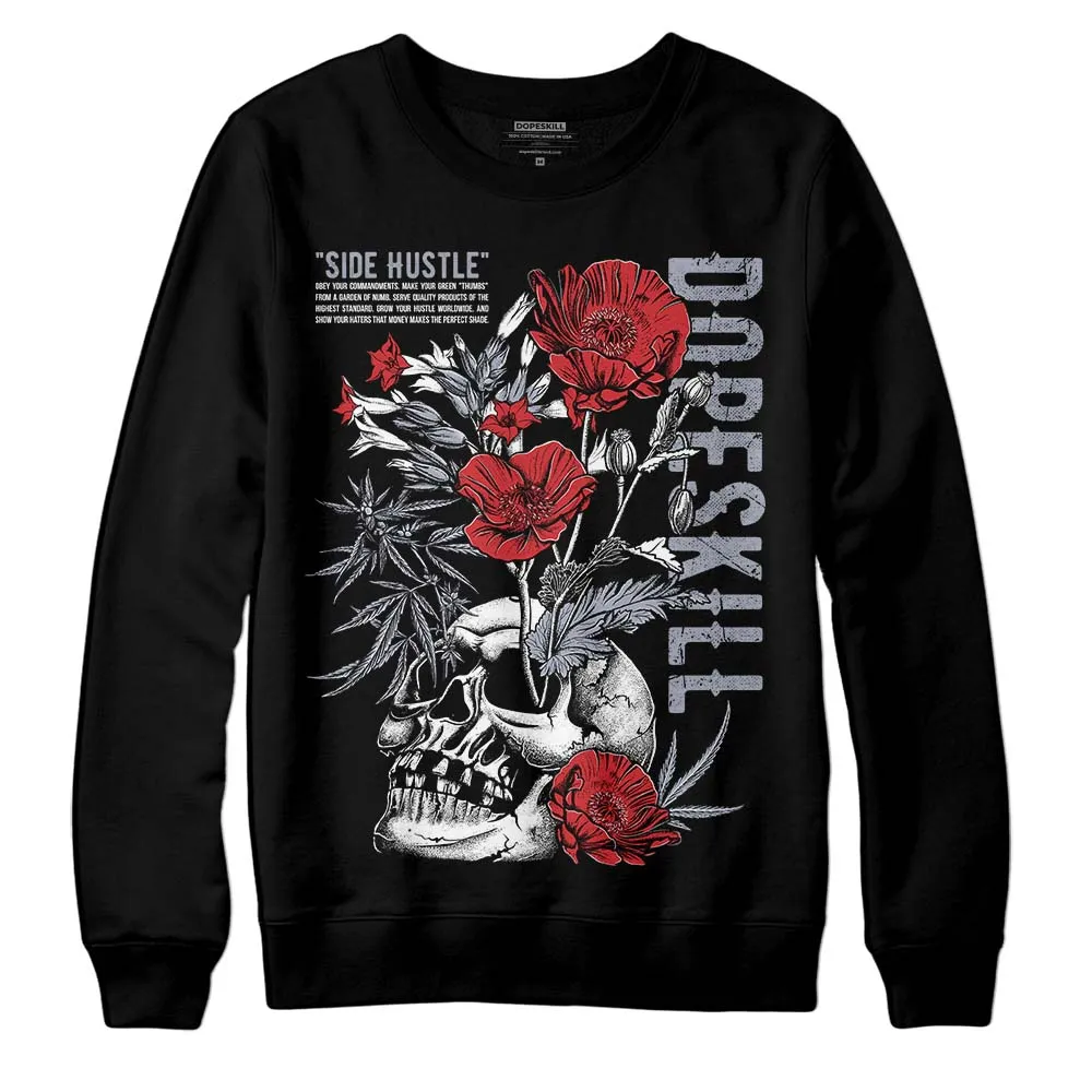 Bred Reimagined 4s DopeSkill Sweatshirt Side Hustle Graphic sold by DopeSkill