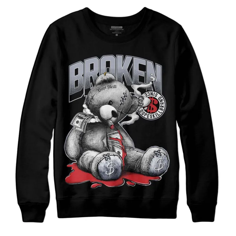 Bred Reimagined 4s DopeSkill Sweatshirt Sick Bear Graphic sold by DopeSkill