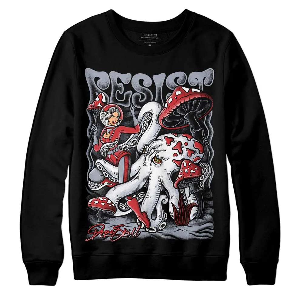 Bred Reimagined 4s DopeSkill Sweatshirt Resist Graphic sold by DopeSkill