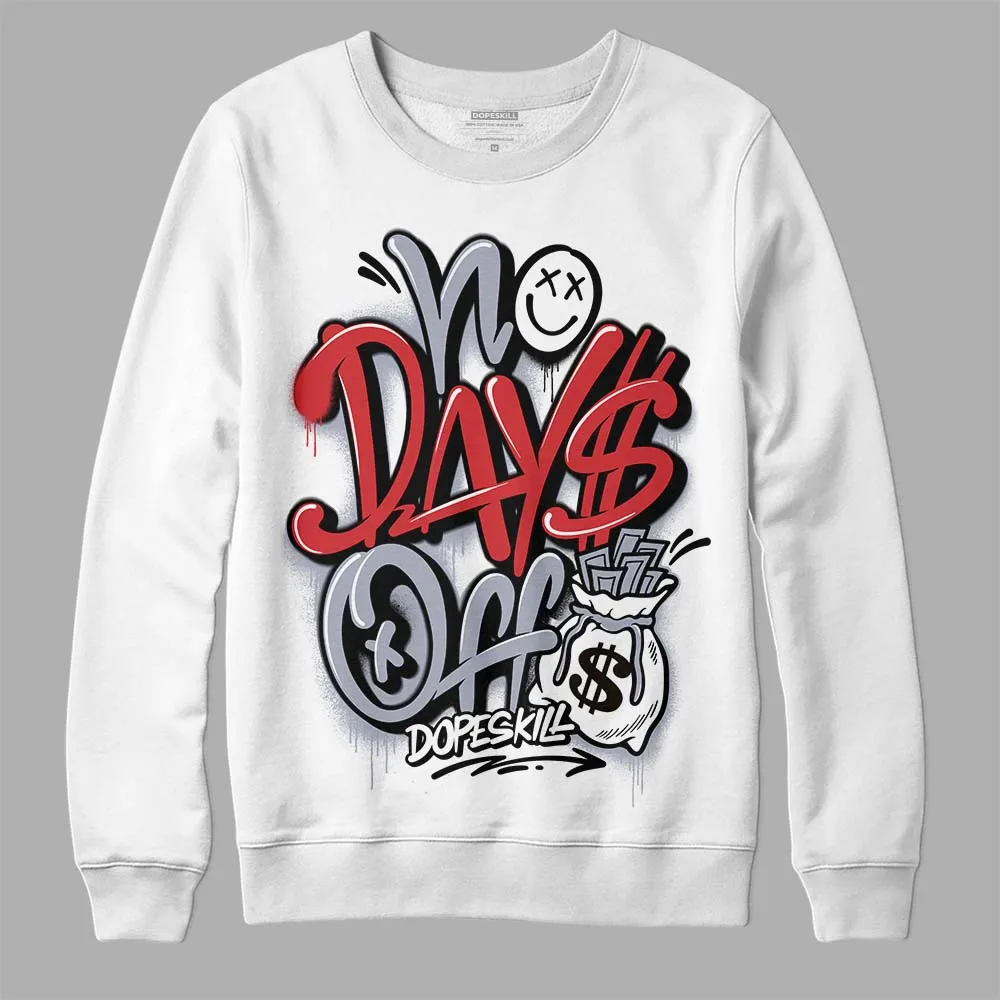 Bred Reimagined 4s DopeSkill Sweatshirt No Days Off Graphic sold by DopeSkill product image thumbnail 2