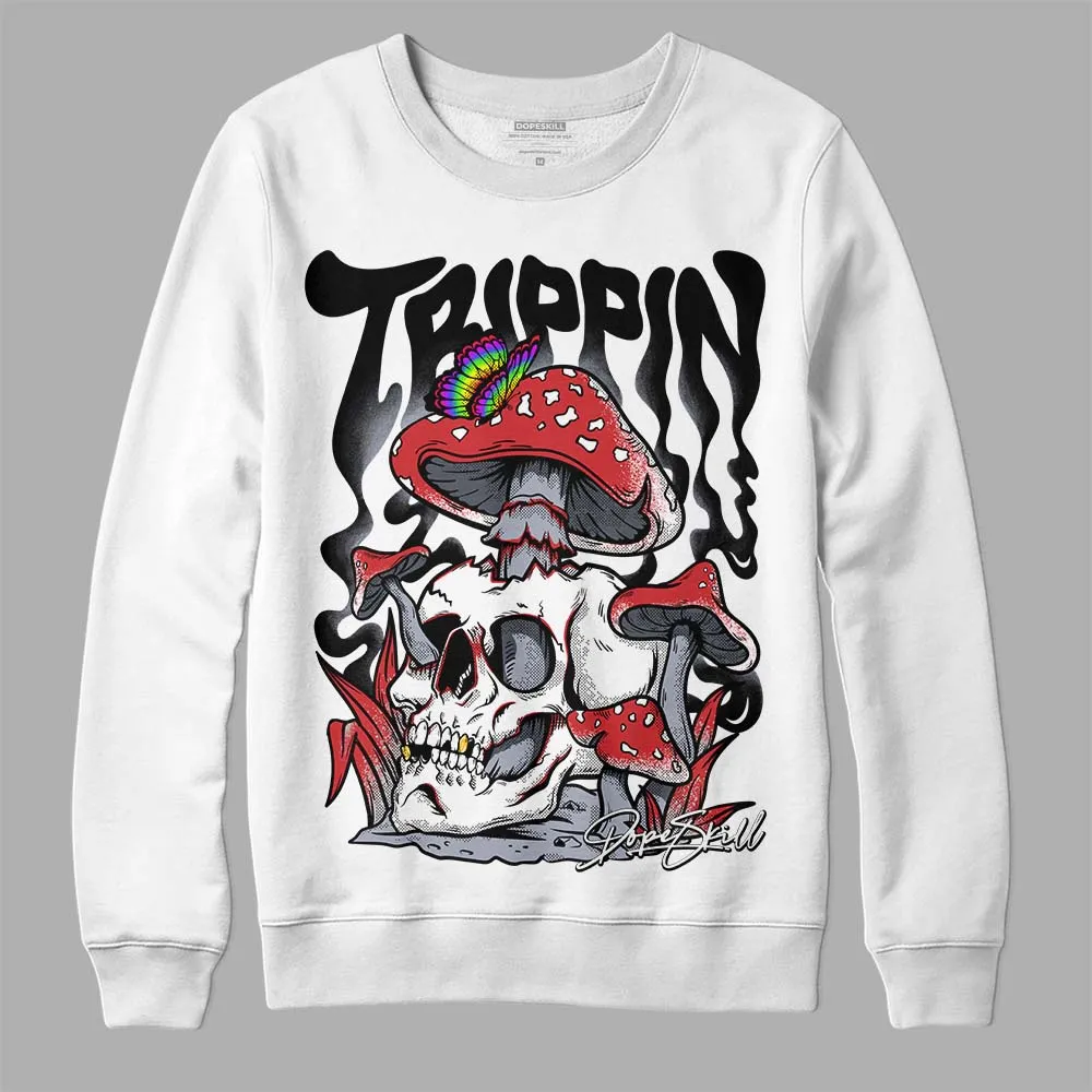 Bred Reimagined 4s DopeSkill Sweatshirt Trippin Graphic sold by DopeSkill product image thumbnail 2
