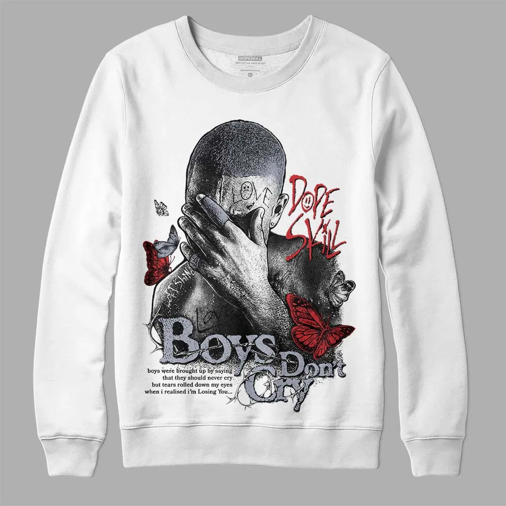 Bred Reimagined 4s DopeSkill Sweatshirt Boys Don't Cry Graphic sold by DopeSkill product image thumbnail 2