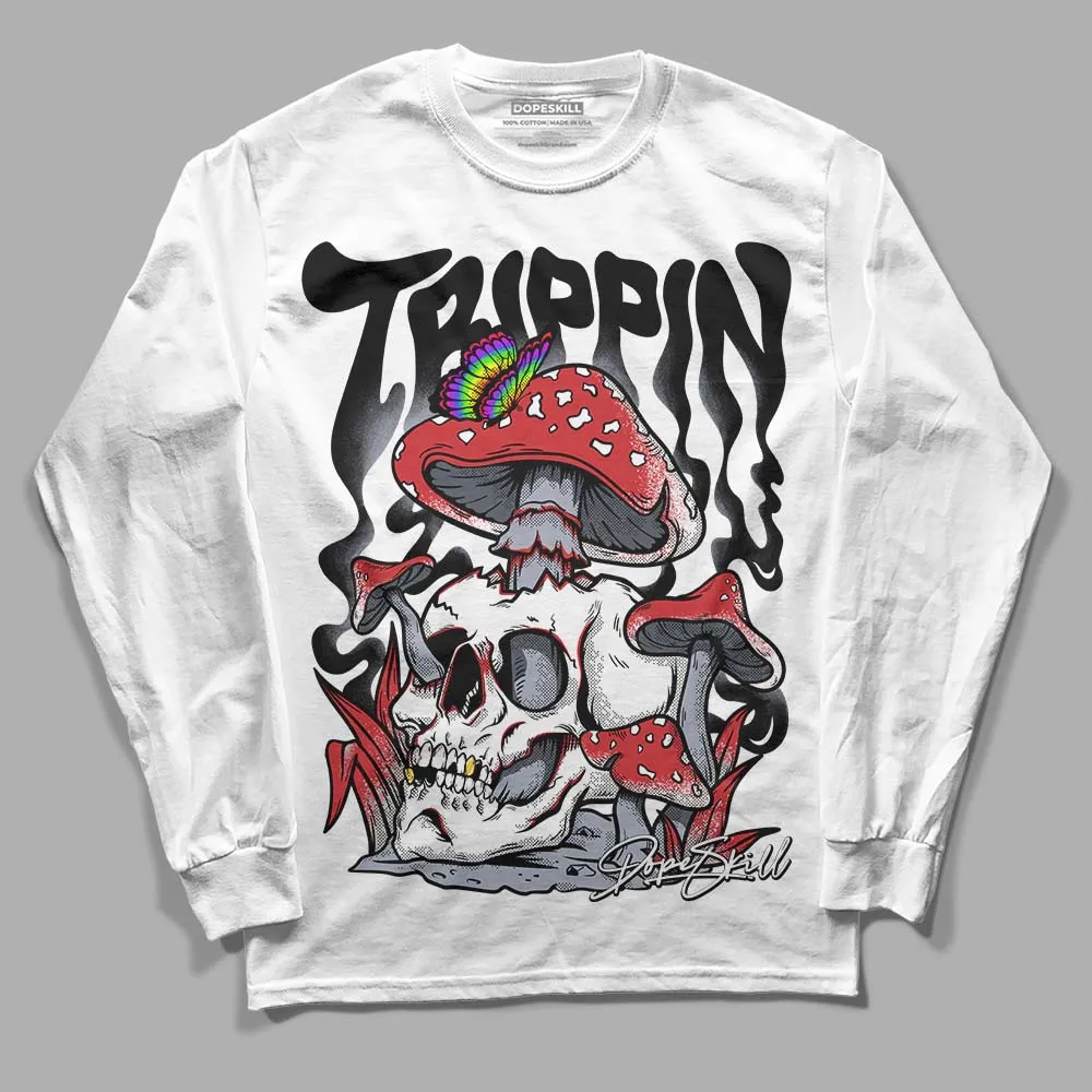 Bred Reimagined 4s DopeSkill Long Sleeve T-Shirt Trippin Graphic sold by DopeSkill product image thumbnail 2