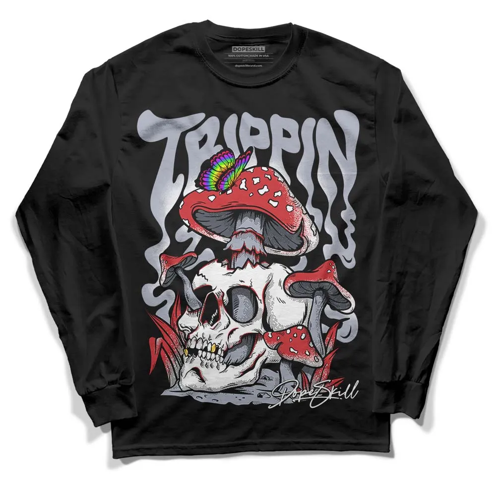 Bred Reimagined 4s DopeSkill Long Sleeve T-Shirt Trippin Graphic sold by DopeSkill