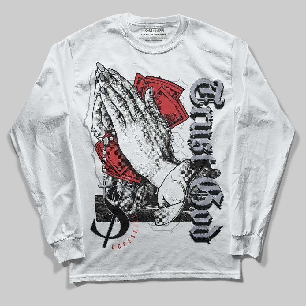 Bred Reimagined 4s DopeSkill Long Sleeve T-Shirt Trust God Graphic sold by DopeSkill product image thumbnail 2
