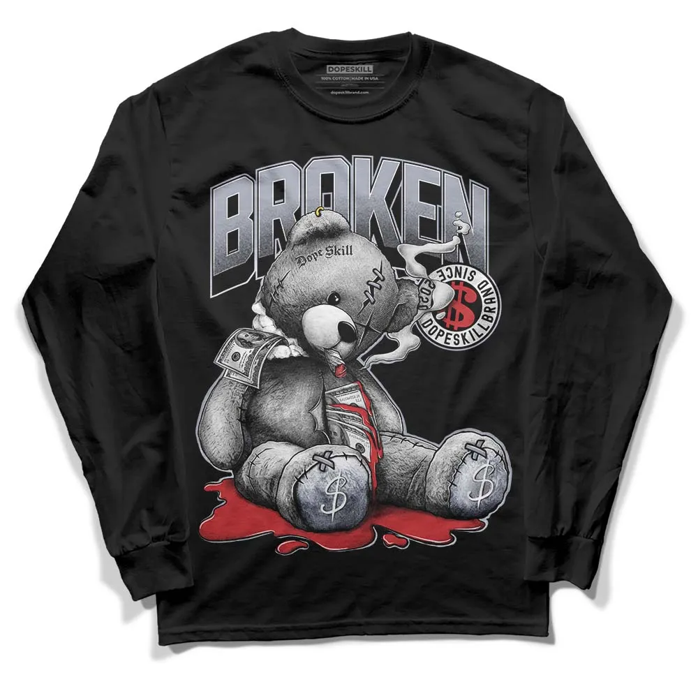 Bred Reimagined 4s DopeSkill Long Sleeve T-Shirt Sick Bear Graphic sold by DopeSkill