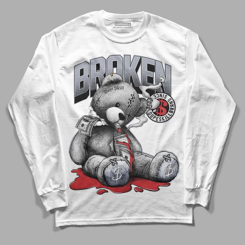 Bred Reimagined 4s DopeSkill Long Sleeve T-Shirt Sick Bear Graphic sold by DopeSkill product image thumbnail 2