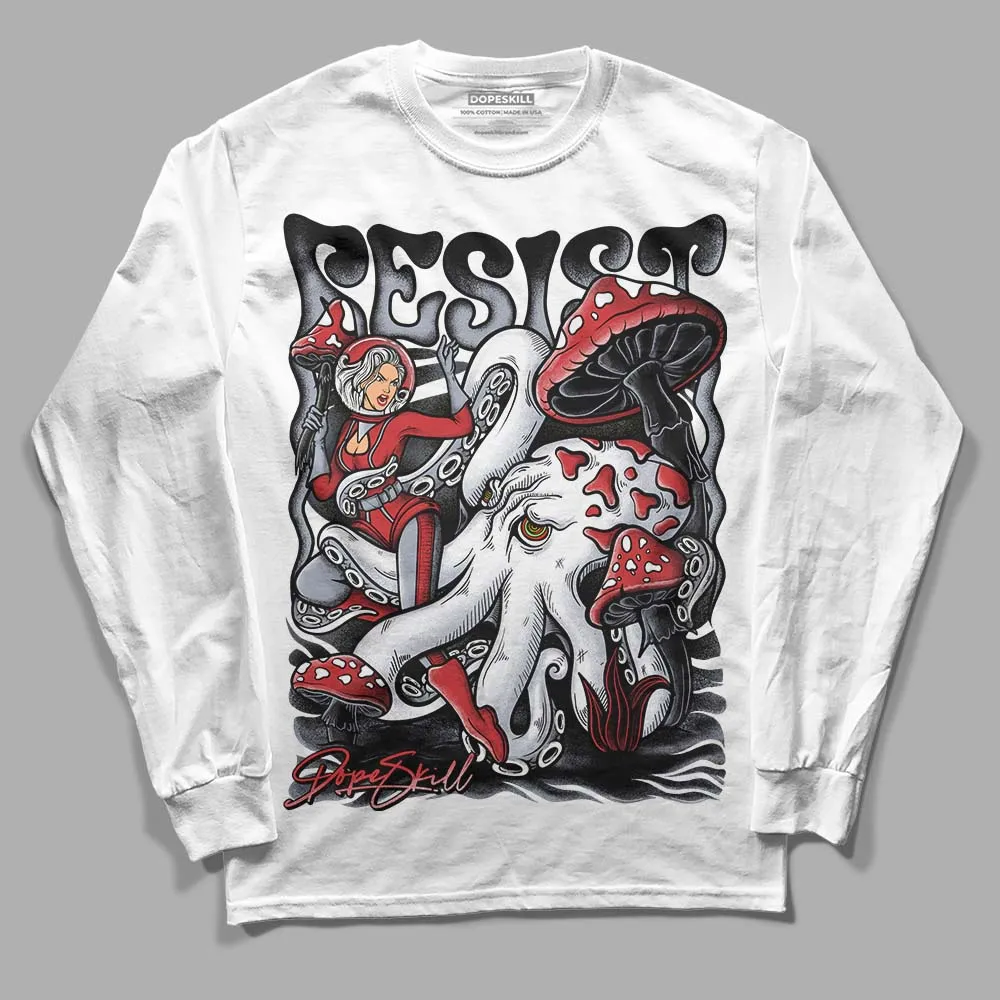 Bred Reimagined 4s DopeSkill Long Sleeve T-Shirt Resist Graphic sold by DopeSkill product image thumbnail 2