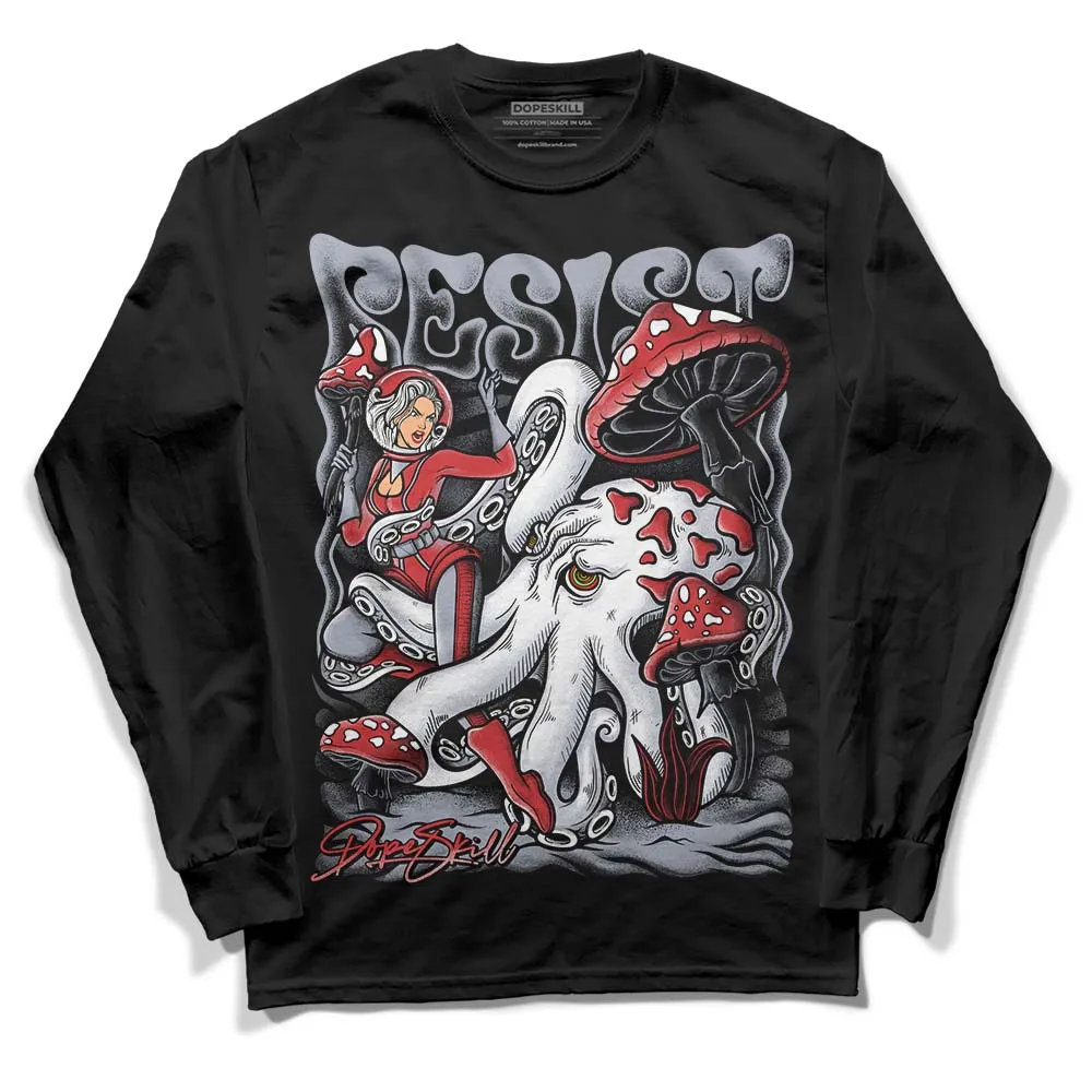 Bred Reimagined 4s DopeSkill Long Sleeve T-Shirt Resist Graphic sold by DopeSkill