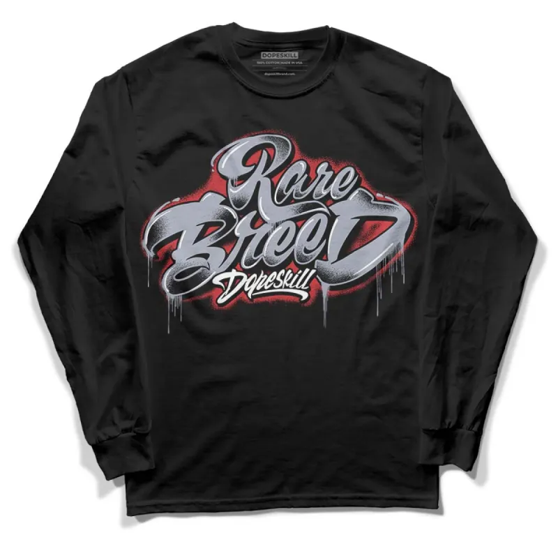 Bred Reimagined 4s DopeSkill Long Sleeve T-Shirt Rare Breed Type Graphic sold by DopeSkill