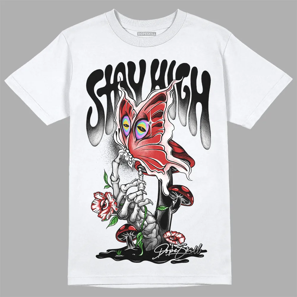 "Black/White" 1s DopeSkill T-Shirt Stay High Graphic sold by DopeSkill product image thumbnail 2