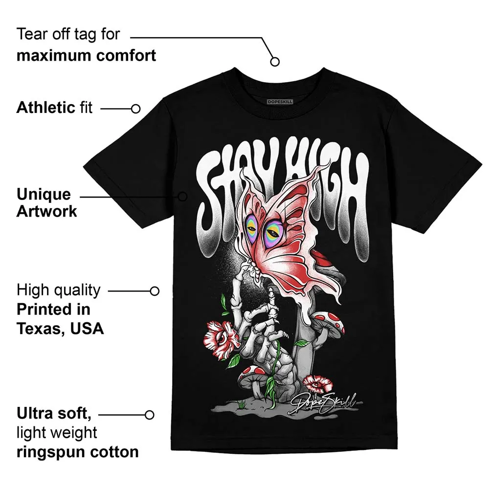 "Black/White" 1s DopeSkill T-Shirt Stay High Graphic sold by DopeSkill product image thumbnail 3