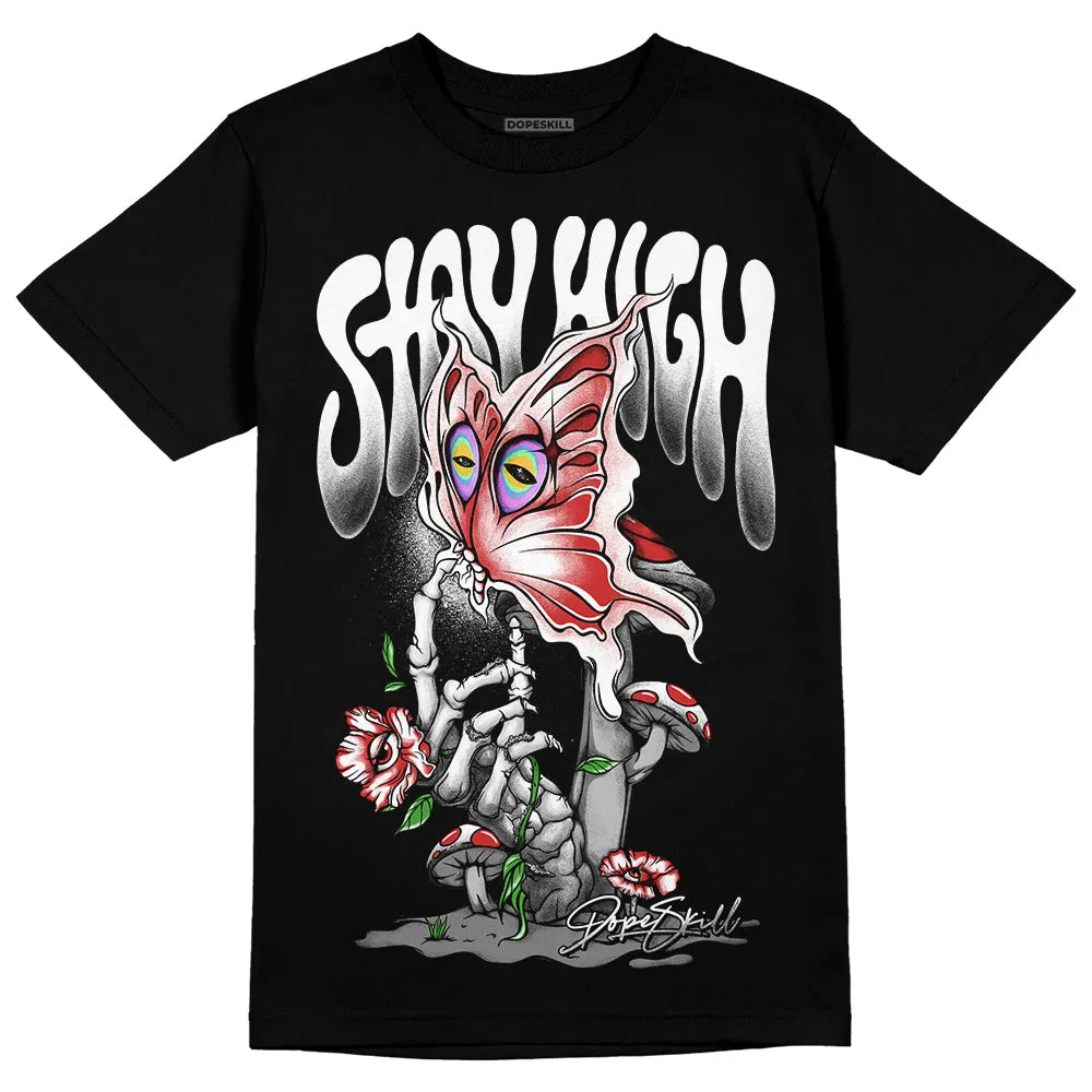 "Black/White" 1s DopeSkill T-Shirt Stay High Graphic sold by DopeSkill