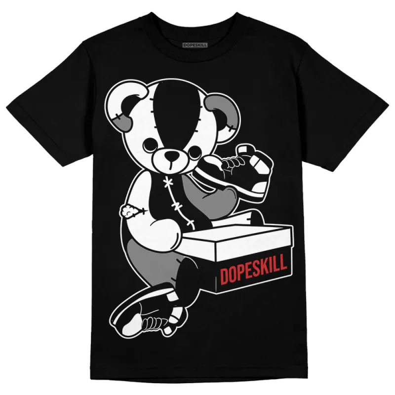 "Black/White" 1s DopeSkill T-Shirt Sneakerhead BEAR Graphic sold by DopeSkill