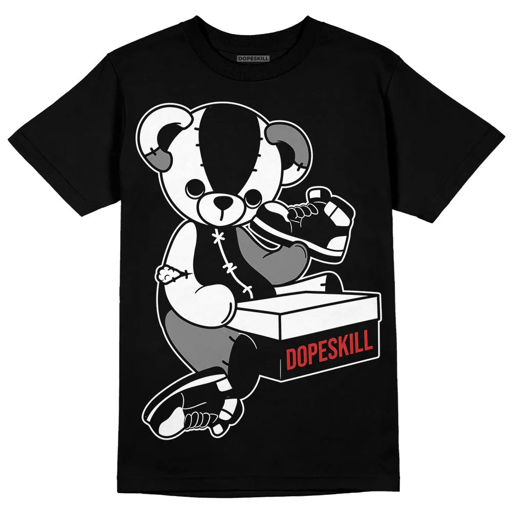 "Black/White" 1s DopeSkill T-Shirt Sneakerhead BEAR Graphic sold by DopeSkill