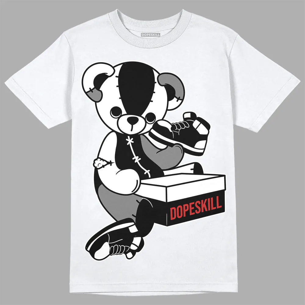 "Black/White" 1s DopeSkill T-Shirt Sneakerhead BEAR Graphic sold by DopeSkill product image thumbnail 2