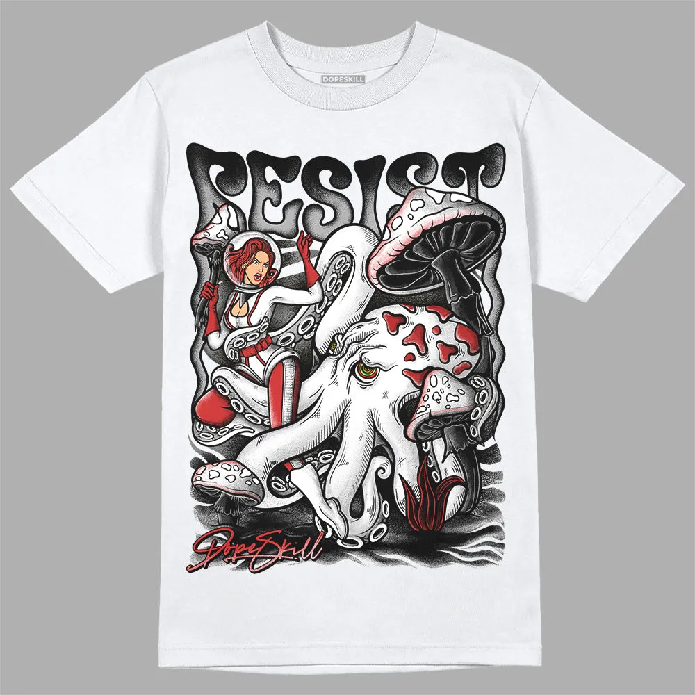 "Black/White" 1s DopeSkill T-Shirt Resist Graphic sold by DopeSkill product image thumbnail 2