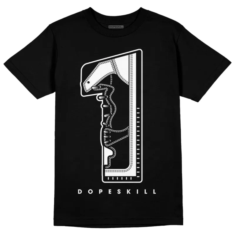 "Black/White" 1s DopeSkill T-Shirt No.1 Graphic sold by DopeSkill