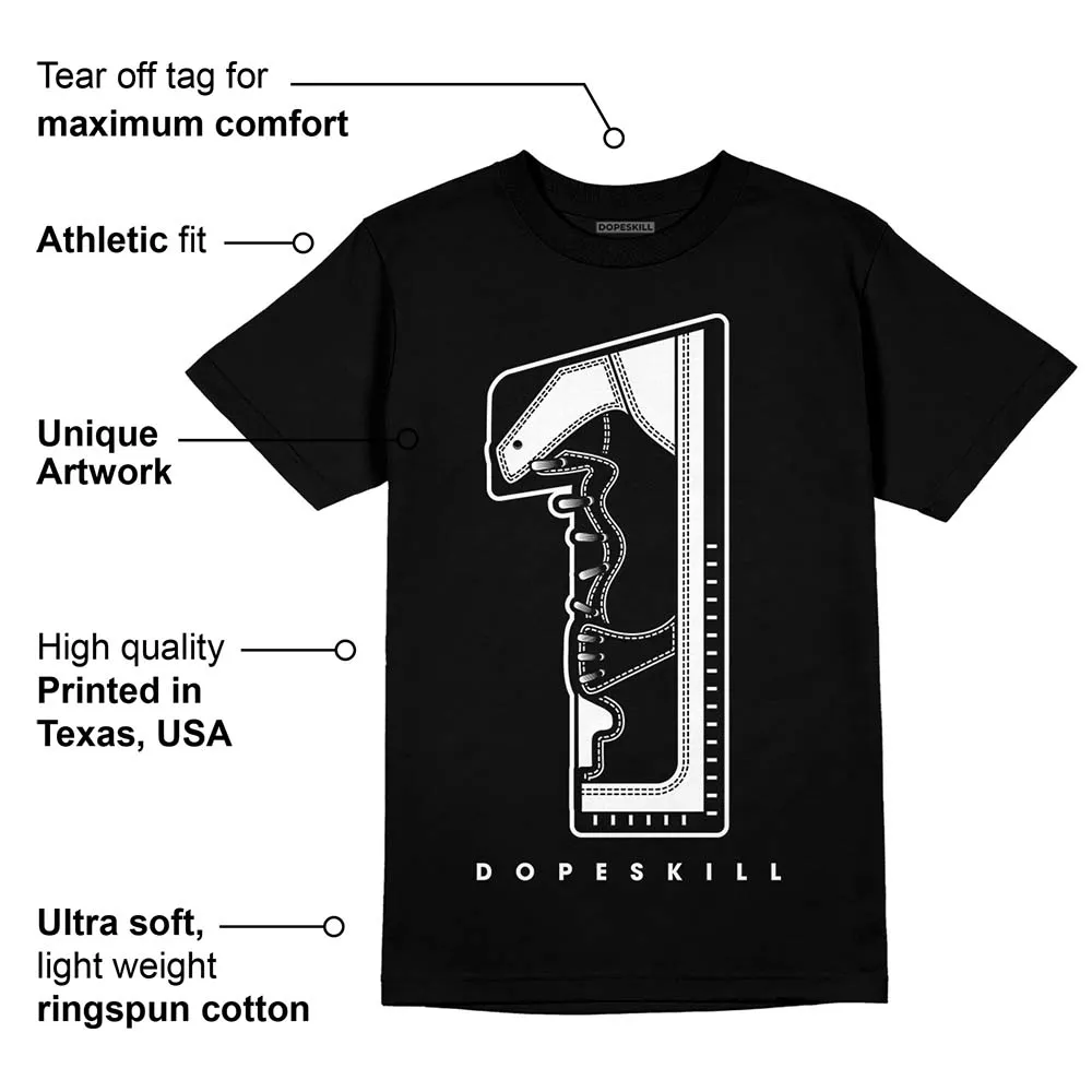 "Black/White" 1s DopeSkill T-Shirt No.1 Graphic sold by DopeSkill product image thumbnail 3