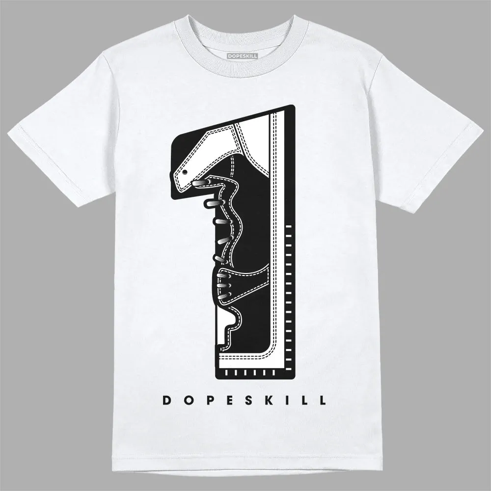 "Black/White" 1s DopeSkill T-Shirt No.1 Graphic sold by DopeSkill product image thumbnail 2