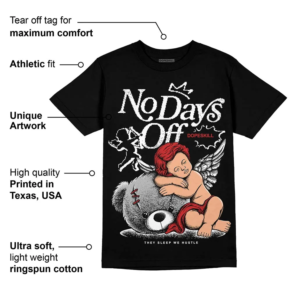 "Black/White" 1s DopeSkill T-Shirt New No Days Off Graphic sold by DopeSkill product image thumbnail 3