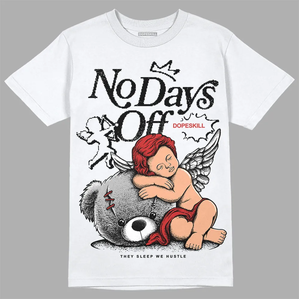 "Black/White" 1s DopeSkill T-Shirt New No Days Off Graphic sold by DopeSkill product image thumbnail 2