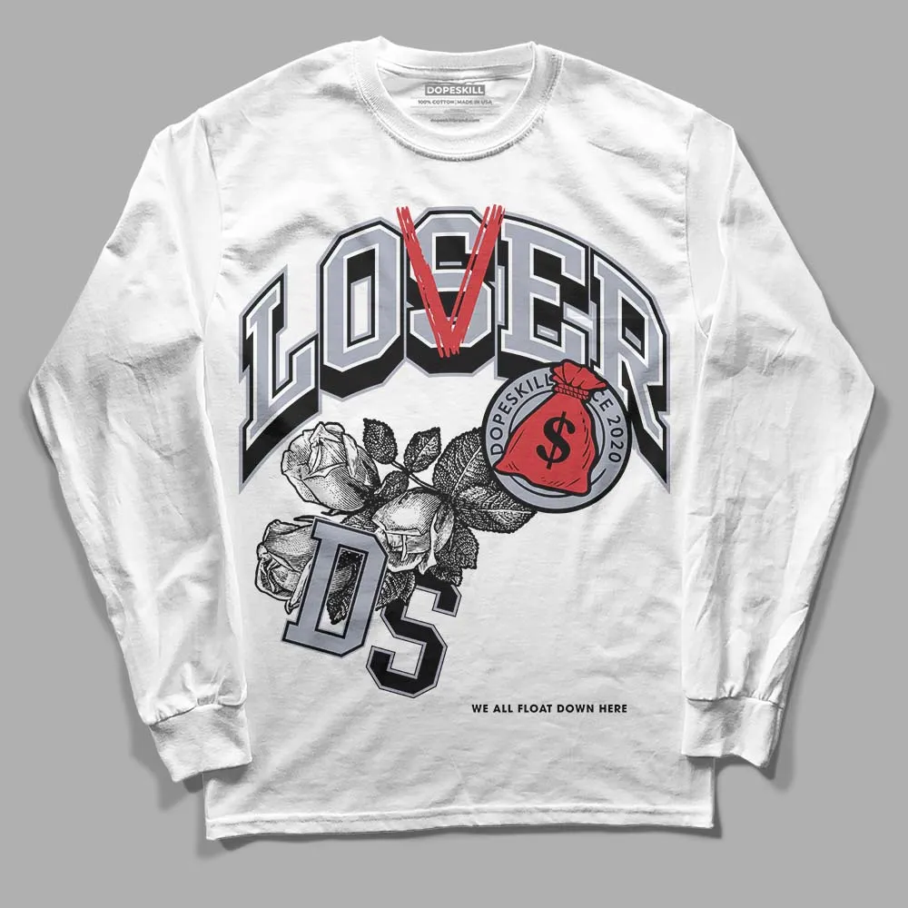 Bred Reimagined 4s DopeSkill Long Sleeve T-Shirt Loser Lover Graphic sold by DopeSkill product image thumbnail 2