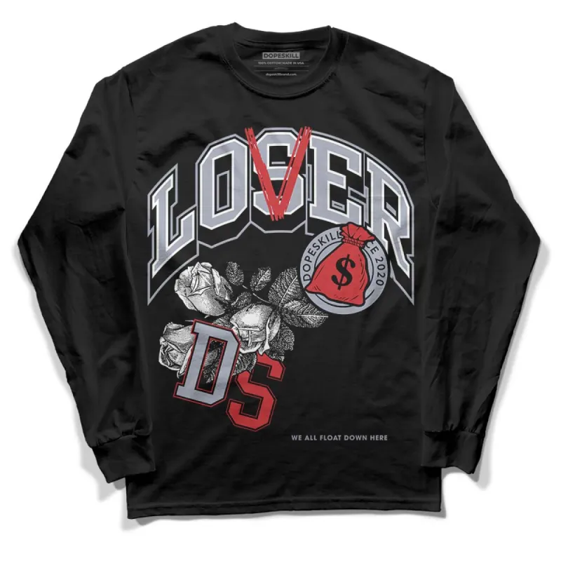 Bred Reimagined 4s DopeSkill Long Sleeve T-Shirt Loser Lover Graphic sold by DopeSkill