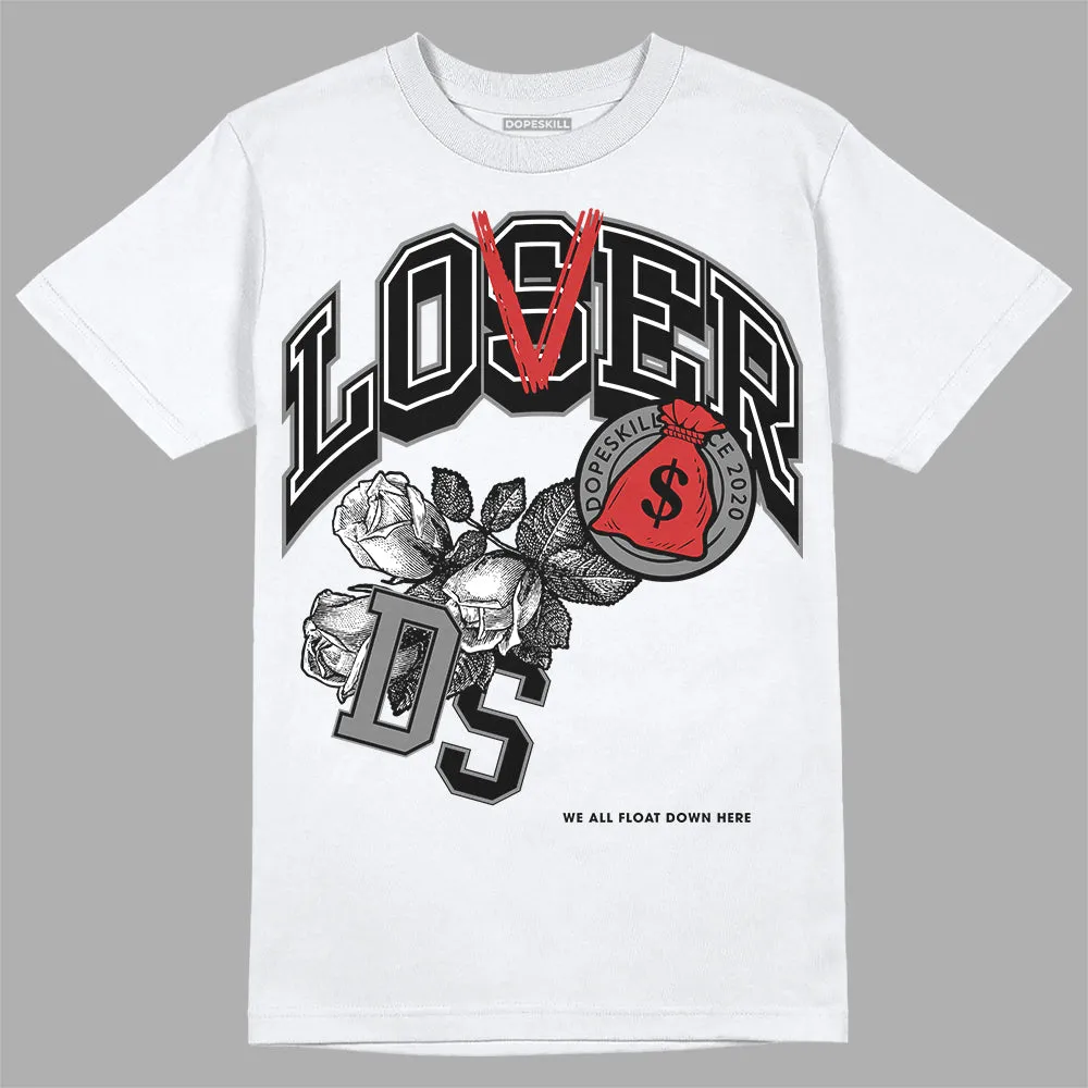 "Black/White" 1s DopeSkill T-Shirt Loser Lover Graphic sold by DopeSkill product image thumbnail 2