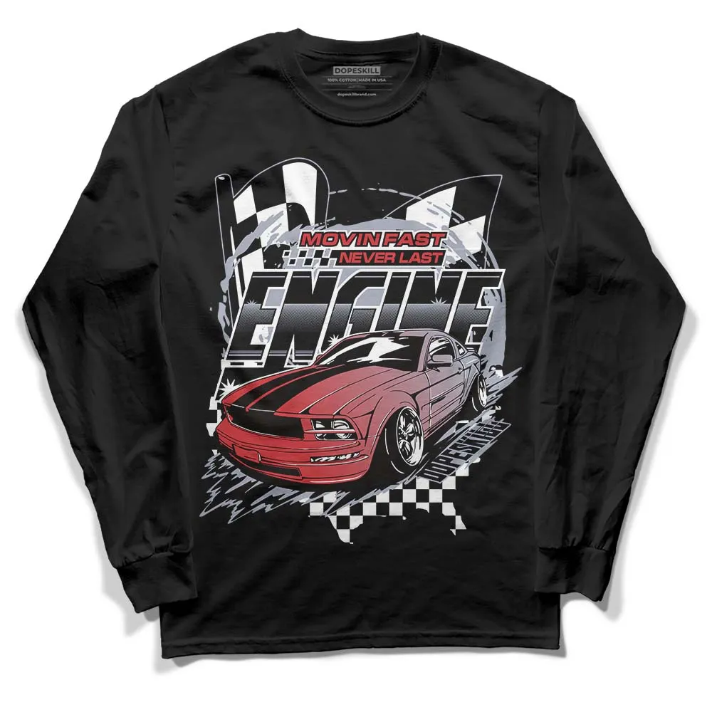 Bred Reimagined 4s DopeSkill Long Sleeve T-Shirt ENGINE Tshirt Graphic sold by DopeSkill