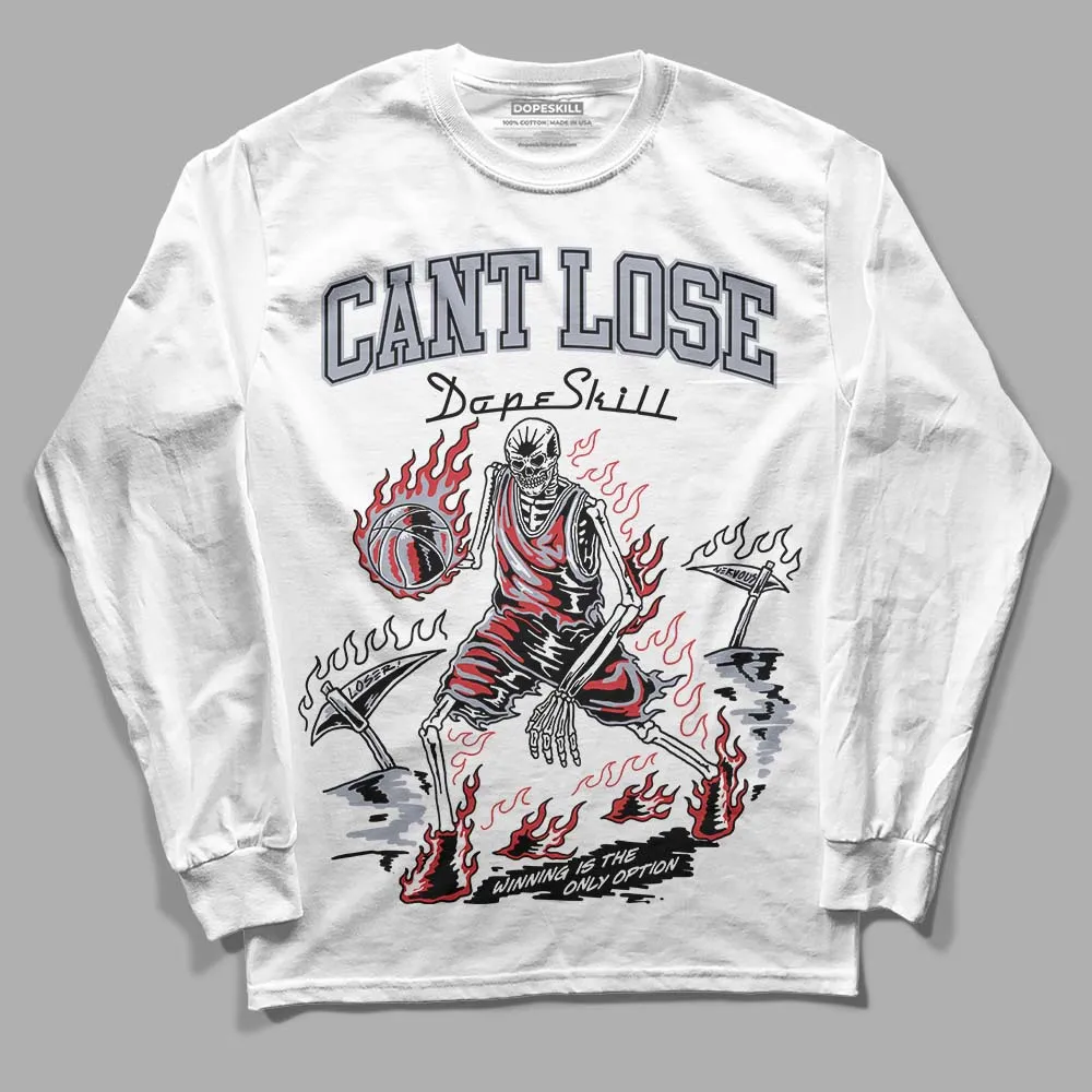 Bred Reimagined 4s DopeSkill Long Sleeve T-Shirt Cant Lose Graphic sold by DopeSkill product image thumbnail 2