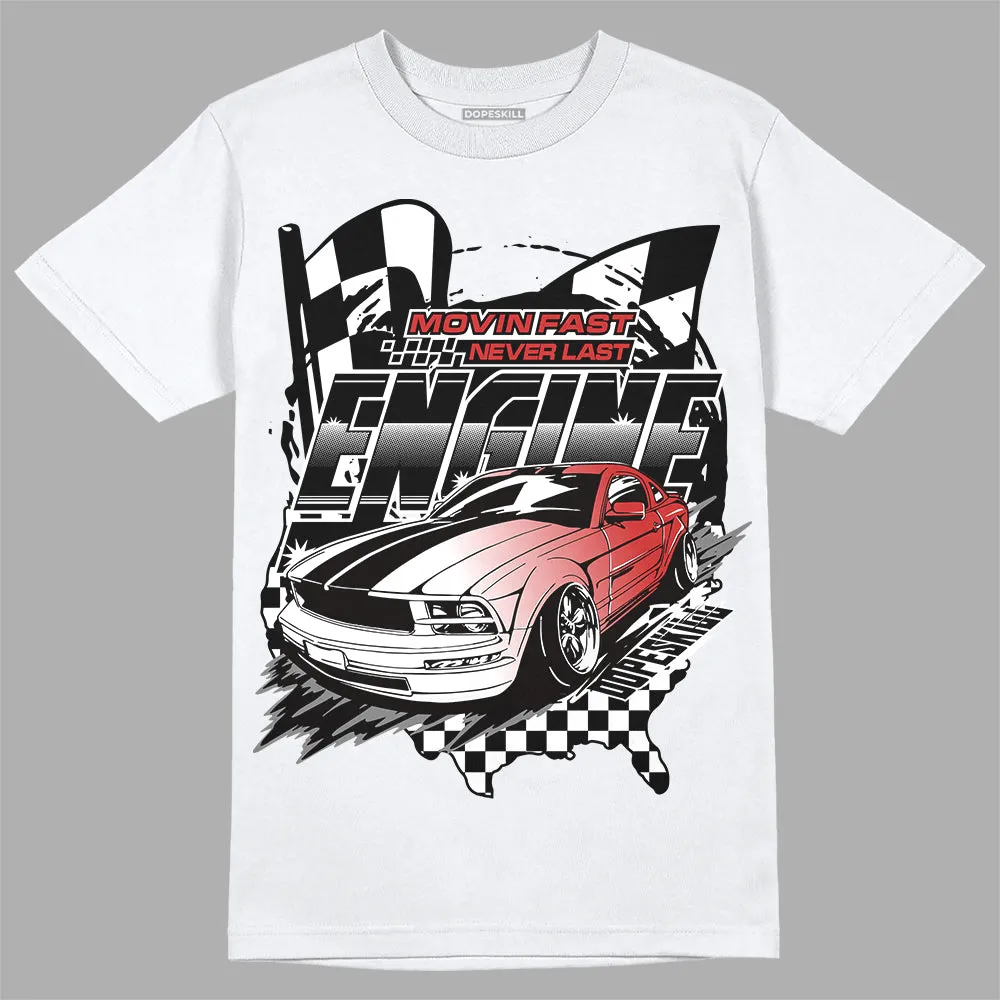 "Black/White" 1s DopeSkill T-Shirt ENGINE Tshirt Graphic sold by DopeSkill product image thumbnail 2