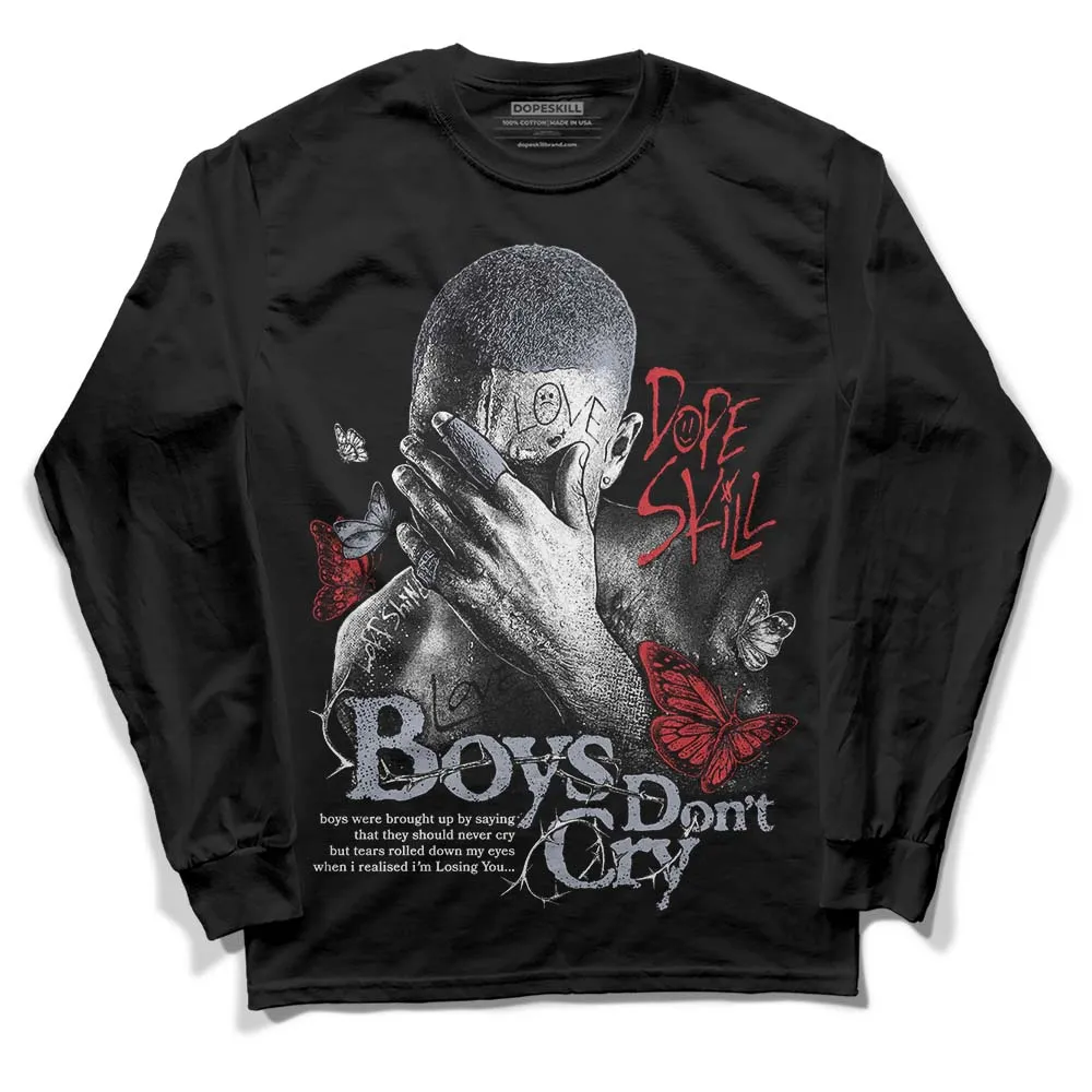 Bred Reimagined 4s DopeSkill Long Sleeve T-Shirt Boys Don't Cry Graphic sold by DopeSkill