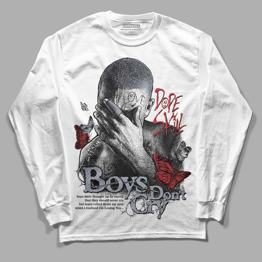 Bred Reimagined 4s DopeSkill Long Sleeve T-Shirt Boys Don't Cry Graphic sold by DopeSkill product image thumbnail 2