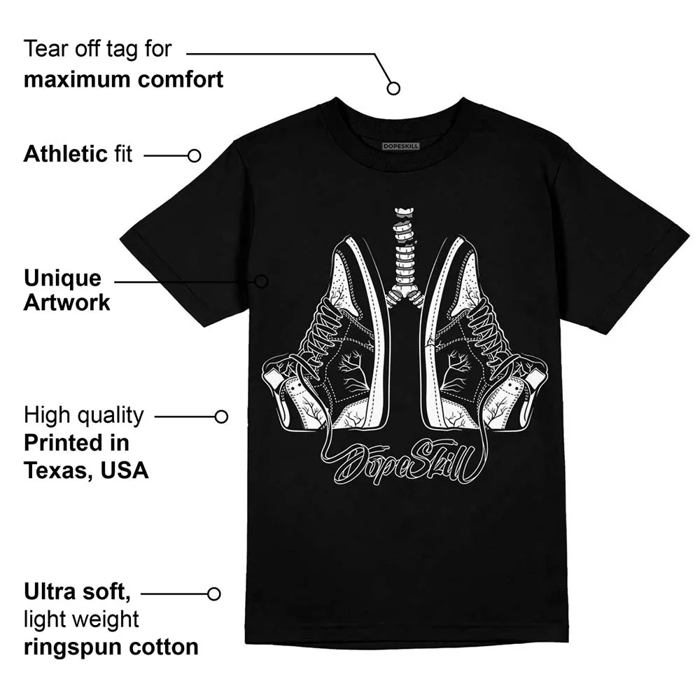 "Black/White" 1s DopeSkill T-Shirt Breathe Graphic sold by DopeSkill product image thumbnail 3