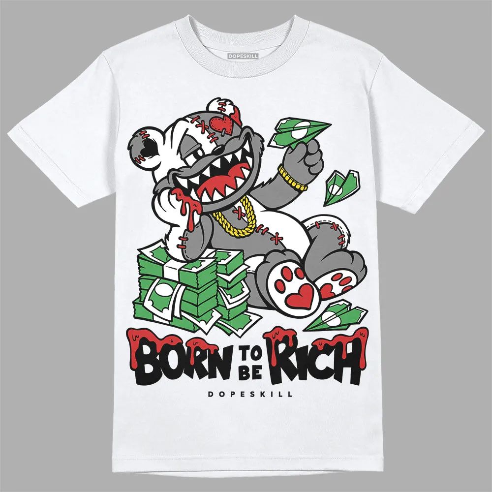 "Black/White" 1s DopeSkill T-Shirt Born To Be Rich Graphic sold by DopeSkill product image thumbnail 2