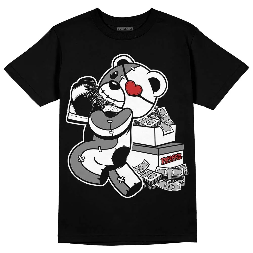 "Black/White" 1s DopeSkill T-Shirt Bear Steals Sneaker Graphic sold by DopeSkill