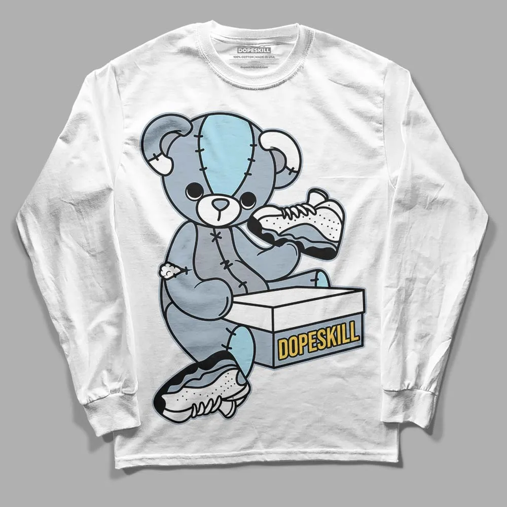 Blue Grey 13s DopeSkill Long Sleeve T-Shirt Sneakerhead BEAR Graphic sold by DopeSkill