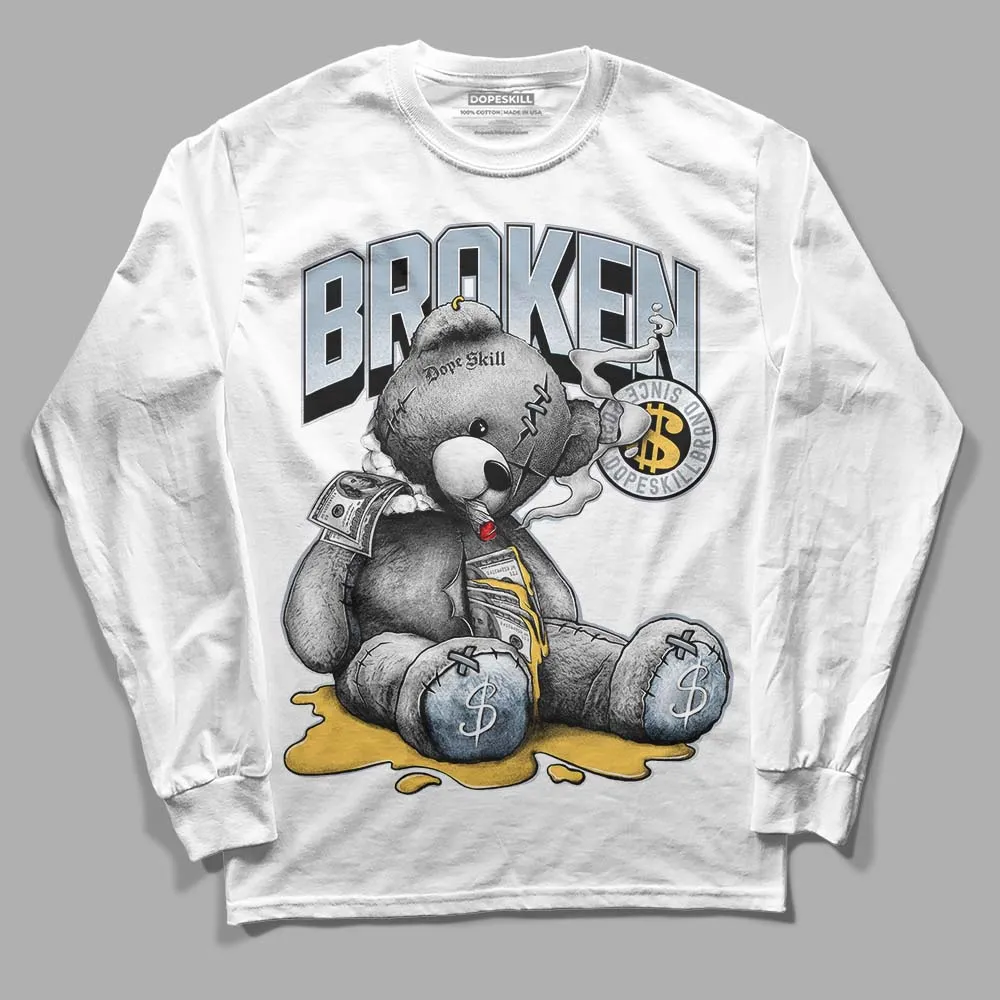 Blue Grey 13s DopeSkill Long Sleeve T-Shirt Sick Bear Graphic sold by DopeSkill